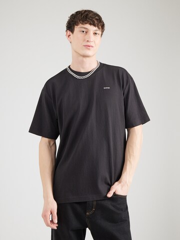 Tricou de la G-STAR pe negru: față