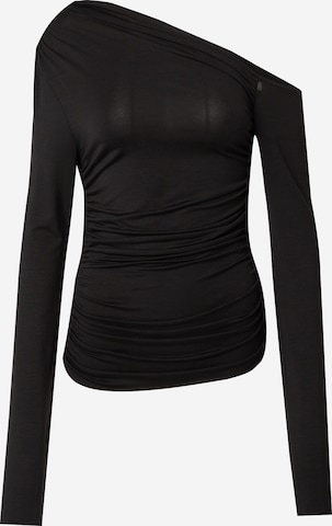 WEEKDAY Shirt 'Erin' in Black: front