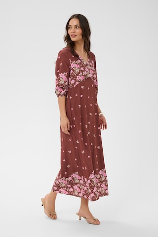 Kaffe Kleid 'KArosine' in Braun