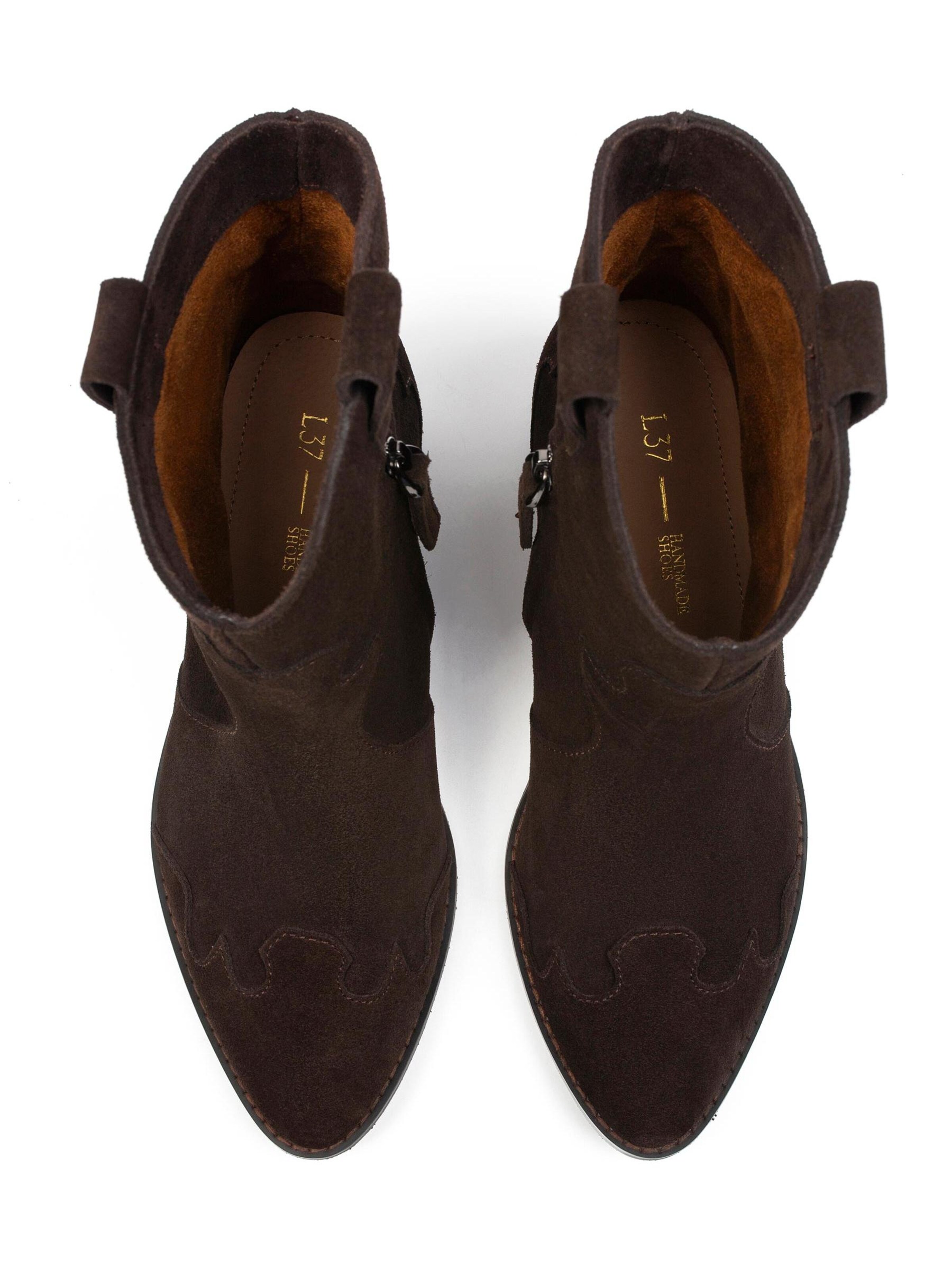 Bottines 'WALK BETWEEN STARS' L37 HANDMADE SHOES en marron