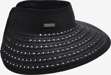 Seeberger Hut 'Visor' in Schwarz: Vorderseite