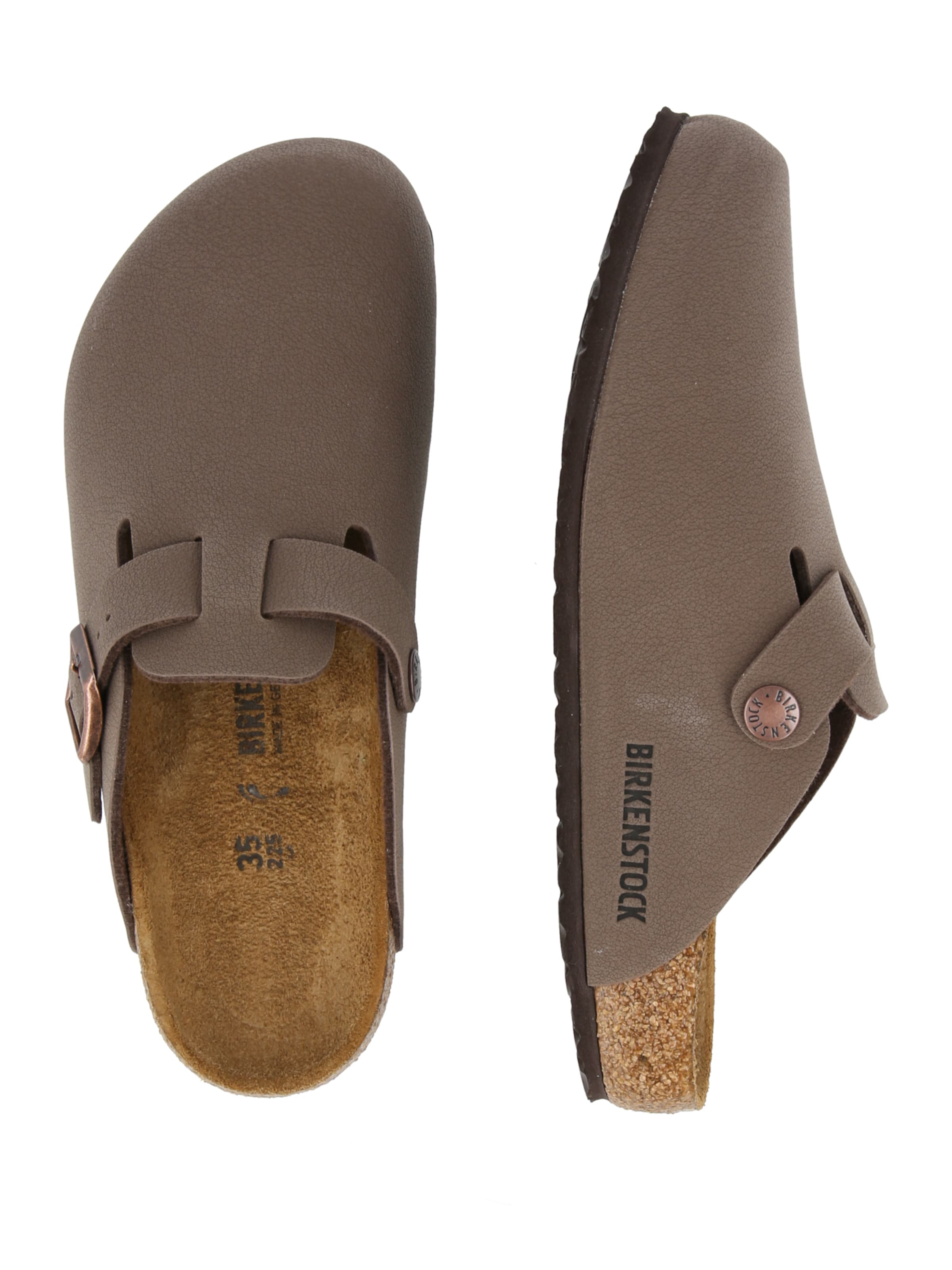 BIRKENSTOCK Открытая обувь 'Boston' в Коричневый