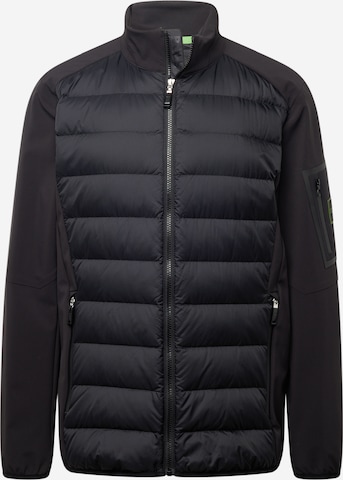 BOSS Green Between-Season Jacket 'Solana' in Black: front