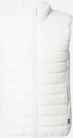 Only & Sons Bodywarmer 'BRON' in Wit: voorkant