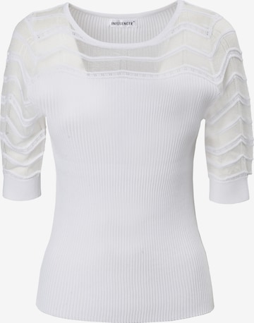 Influencer Sveter - Biela: predná strana