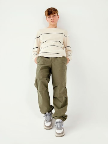 NAME IT Tapered Pants in Green