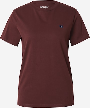 WRANGLER - Camiseta en rojo: frente