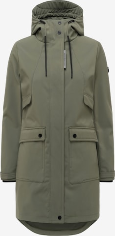 Manteau fonctionnel 'Morgennebel 14' NAVAHOO en vert : devant