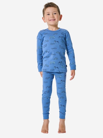 SCHIESSER - Pijama 'Boys World' en azul: frente