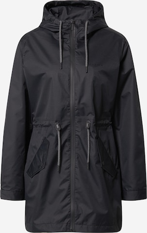 mazine Between-seasons parka 'Library' in Black: front