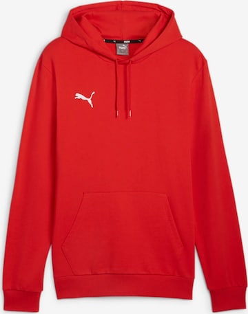 Felpa sportiva 'teamGOAL' di PUMA in rosso: frontale