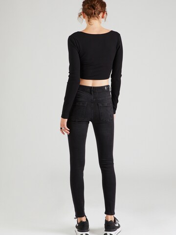 ONLY - Skinny Vaquero 'PAOLA' en negro