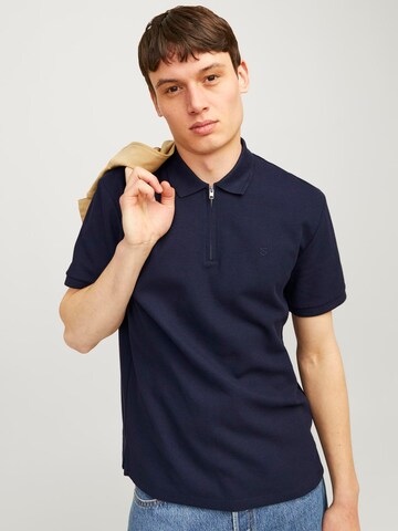 T-Shirt 'JJJohnny' JACK & JONES en bleu : devant