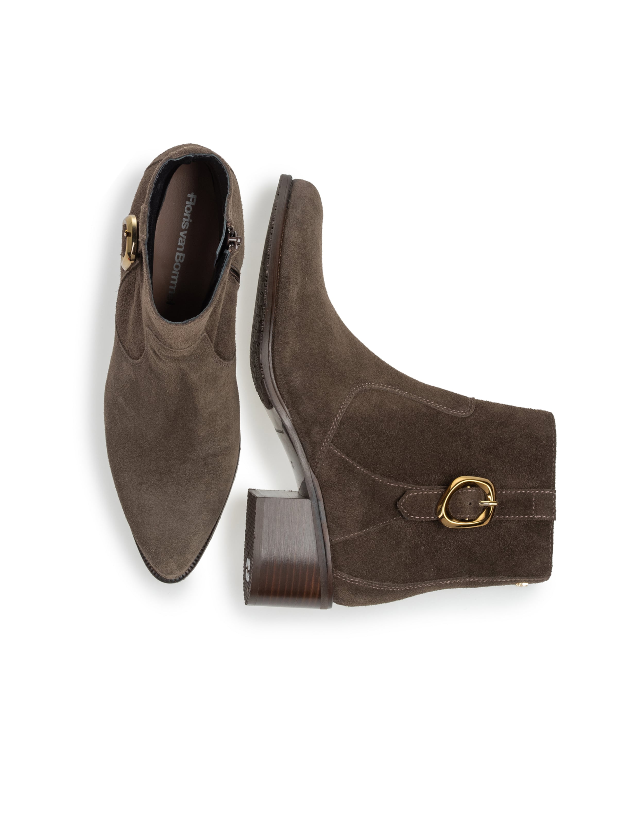 Ankle boots ' EVI 05 ' di Floris van Bommel in marrone