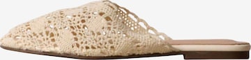 Joia Mules in Beige: front