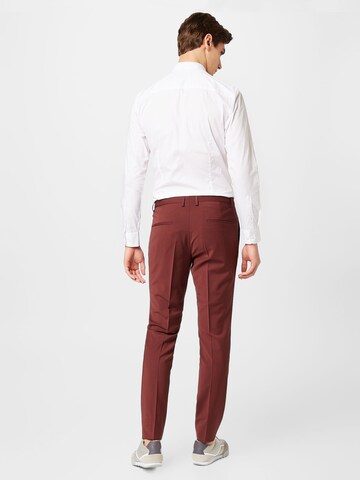 HUGO Red Slim fit Suit 'Arti' in Brown