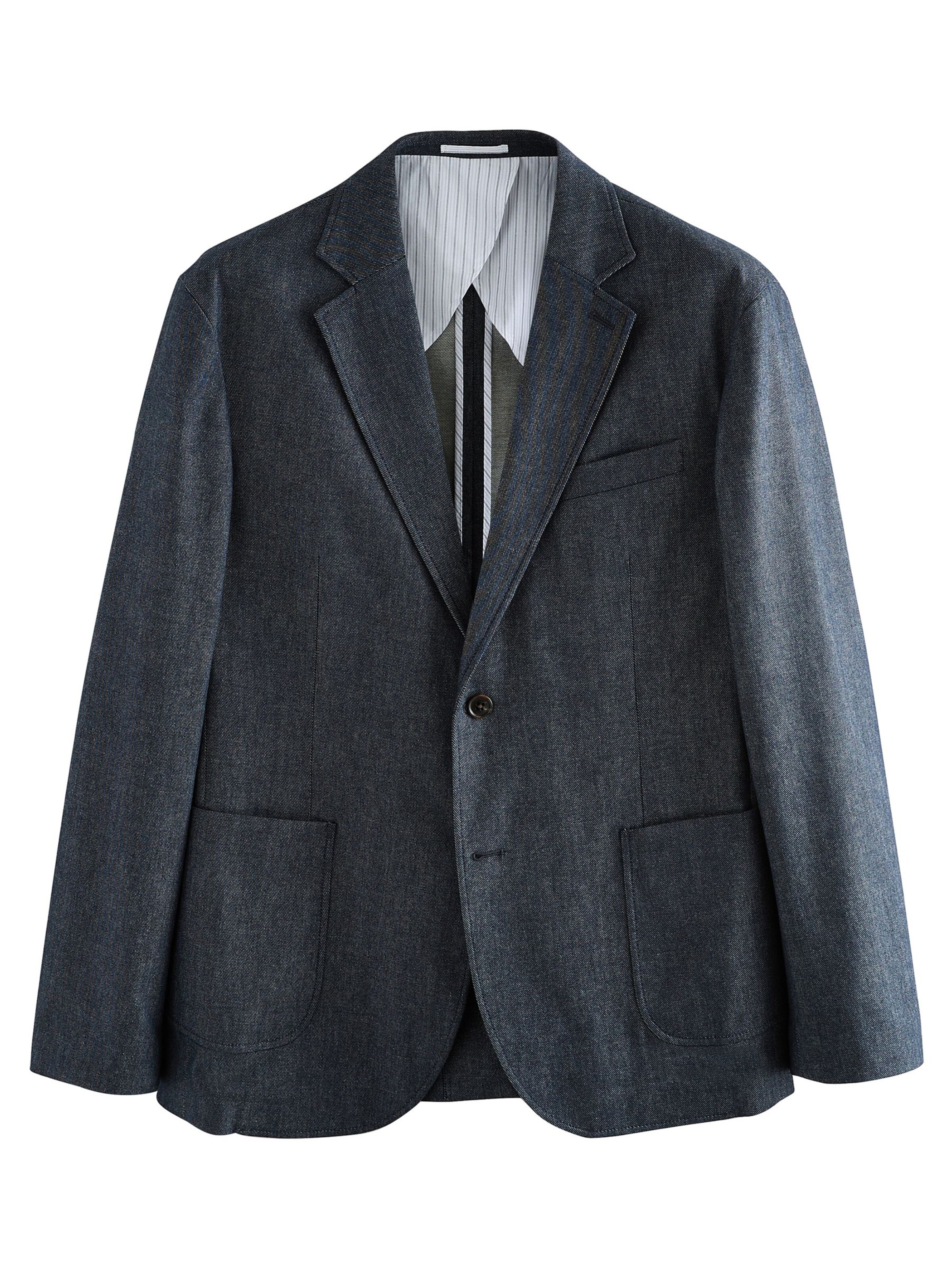 Next Comfort Fit Sakko in Blau: Vorderseite