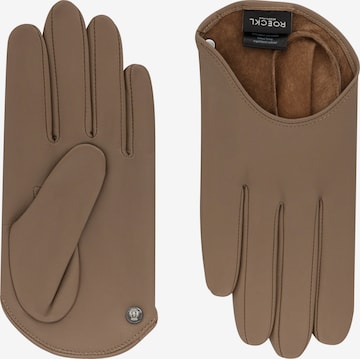 Roeckl Full Finger Gloves 'Verona' in Brown: front