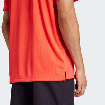 ADIDAS PERFORMANCE Functioneel shirt 'Club Tennis' in Rood