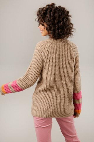 Aniston CASUAL Pullover in Beige