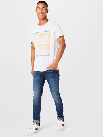 JACK & JONES Tričko 'BOOSTER' – bílá