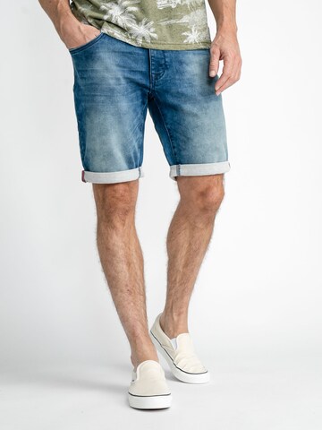 Regular Jean 'Jackson' Petrol Industries en bleu : devant