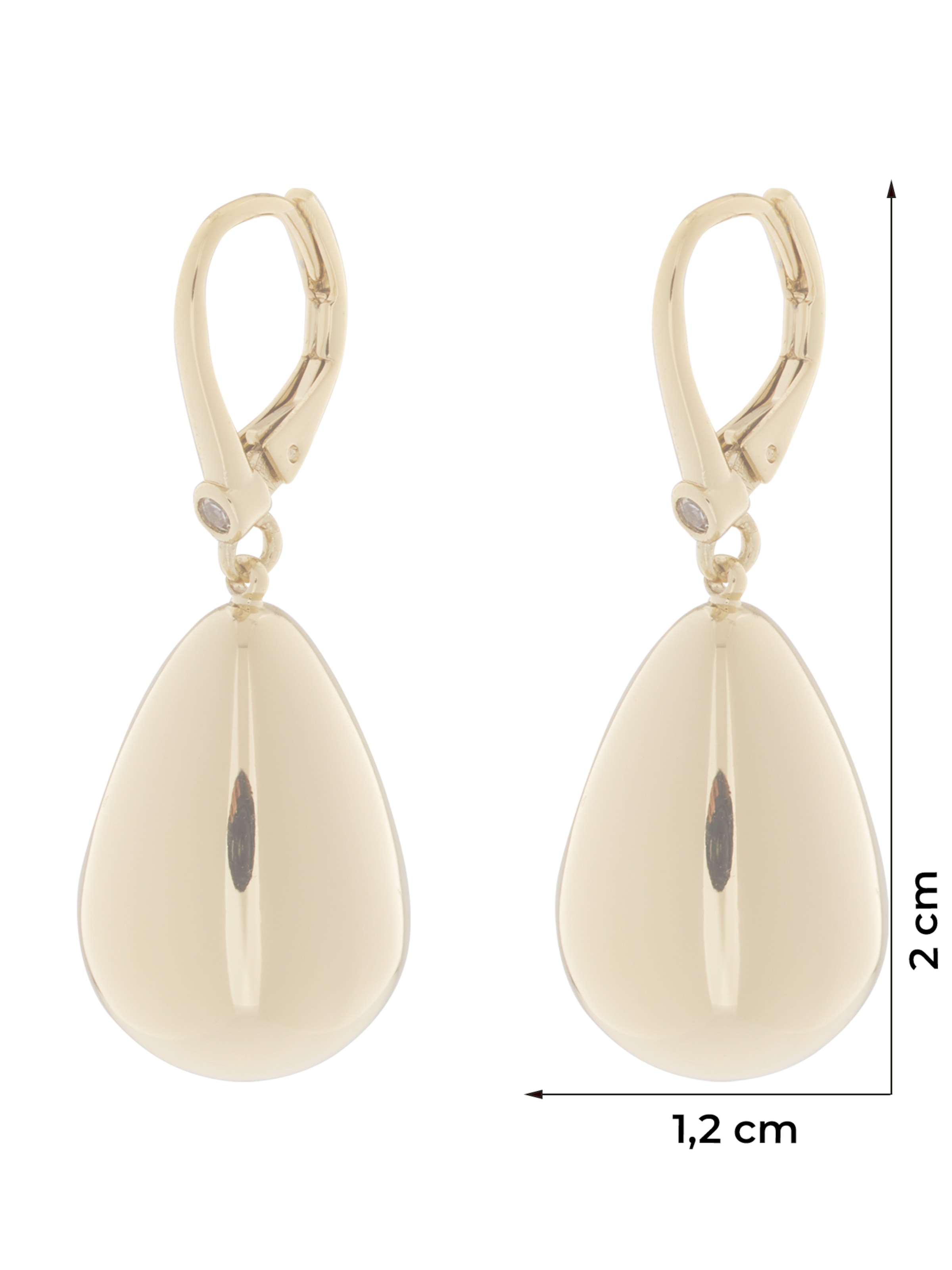 DKNY Náušnice – zlatá