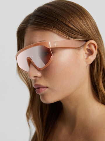 Bershka Okulary przeciwsłoneczne w kolorze brązowy