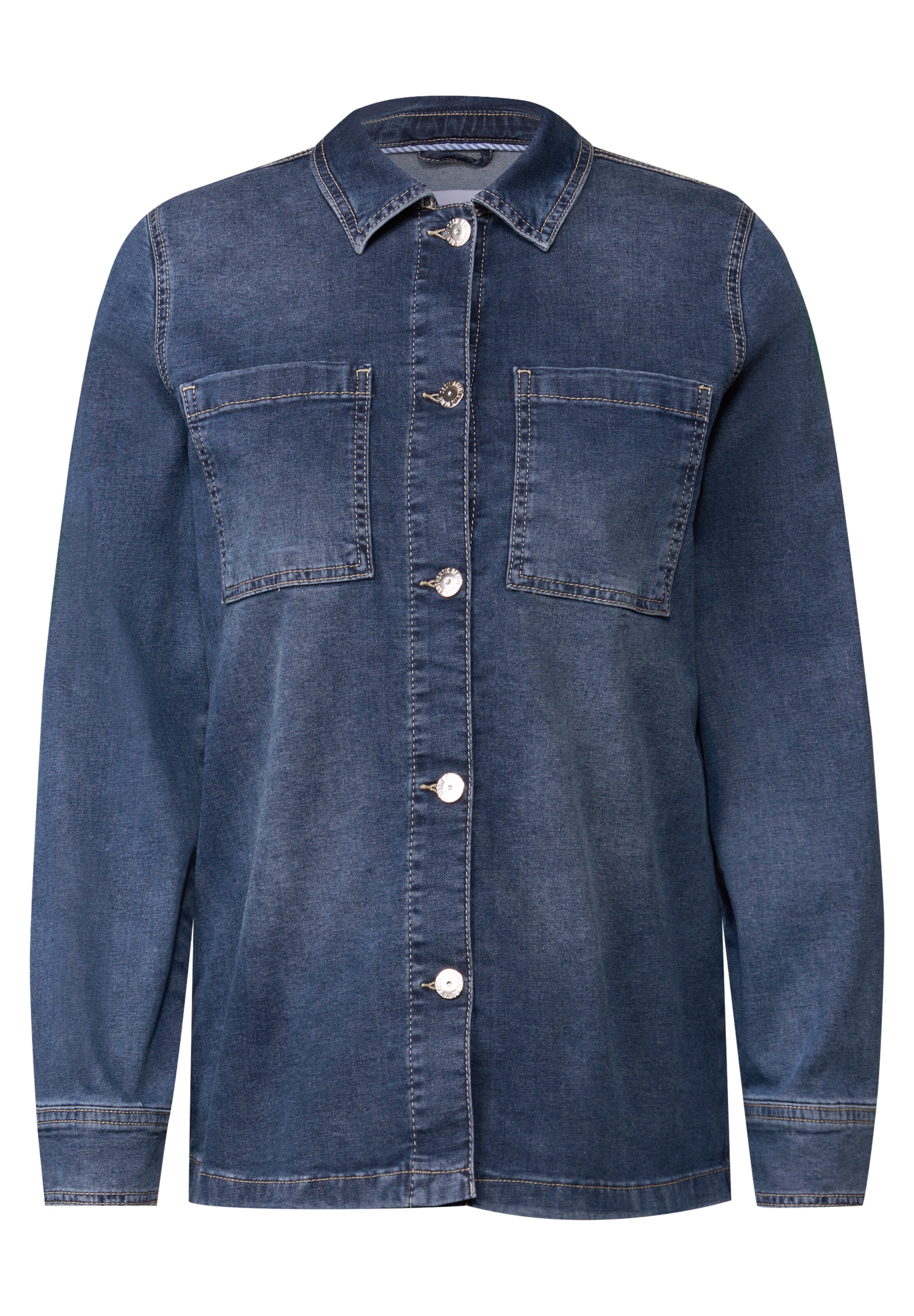 CECIL Between-Season Jacket in Blue: front