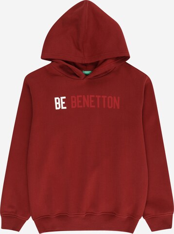 UNITED COLORS OF BENETTON Sweatshirt in Rot: predná strana