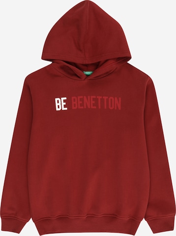 UNITED COLORS OF BENETTON Sweatshirt in Red: front