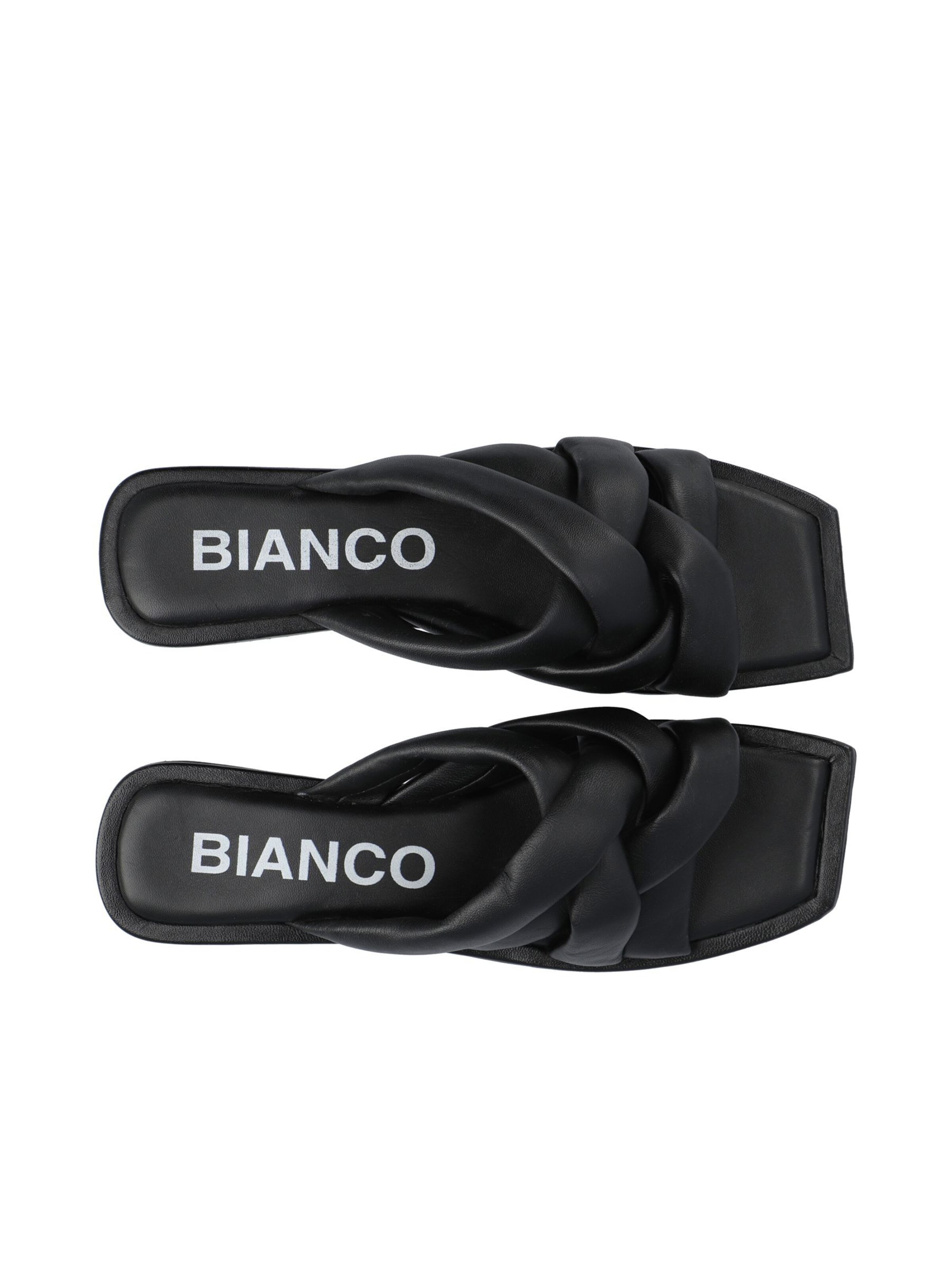 Bianco Mules in Black