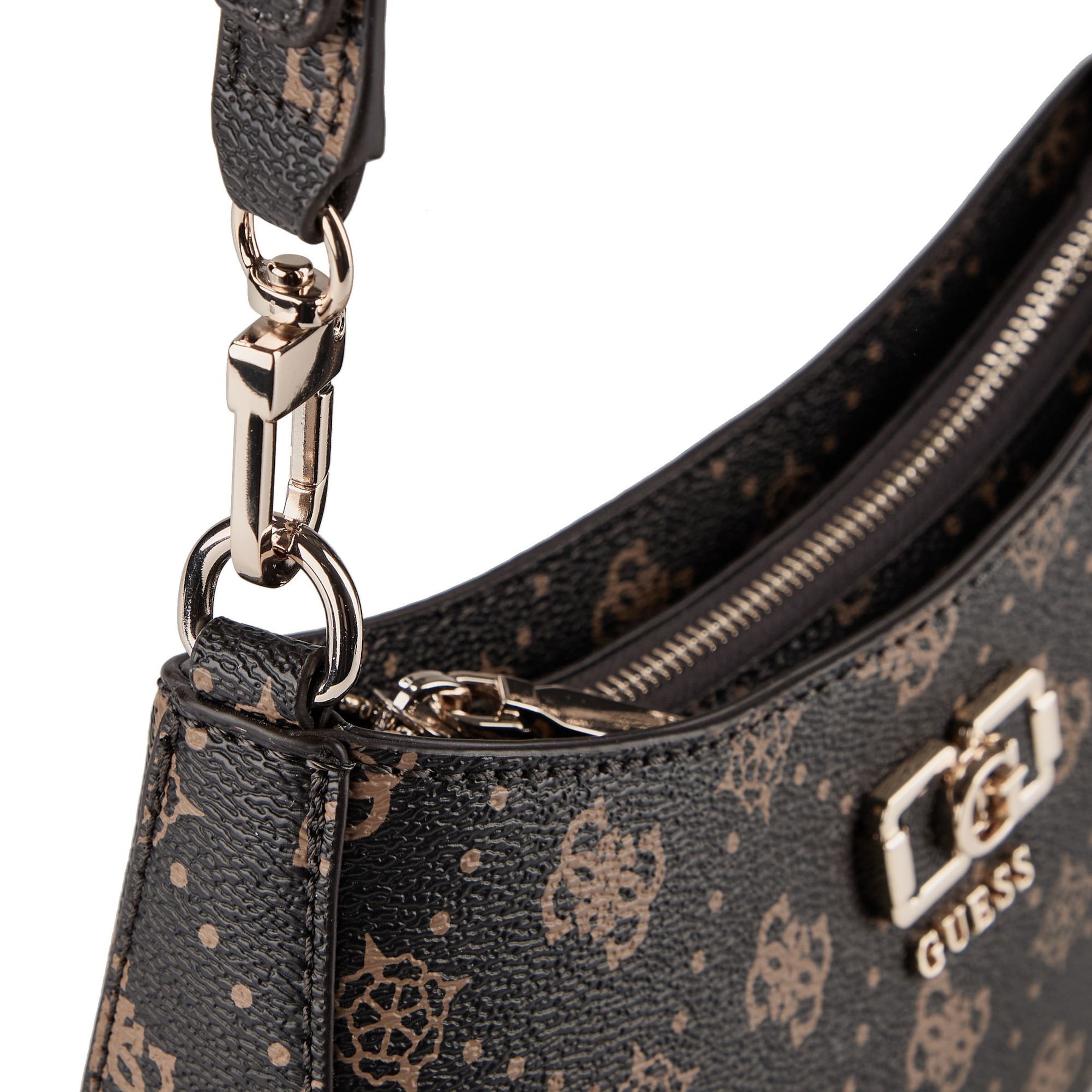 Sac bandoulière 'Emelie' GUESS en marron