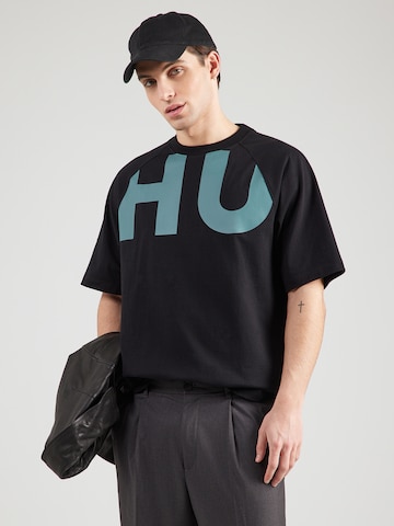 juoda HUGO Marškinėliai: priekis