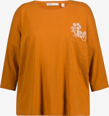 Ulla Popken Shirt in Oranje: voorkant