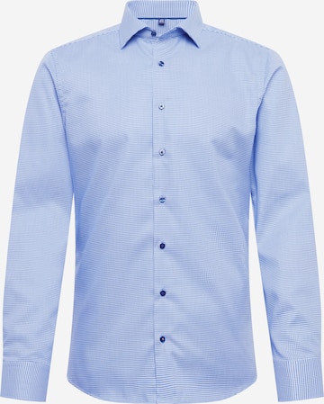 ETERNA - Slim Fit Camisa em azul: frente