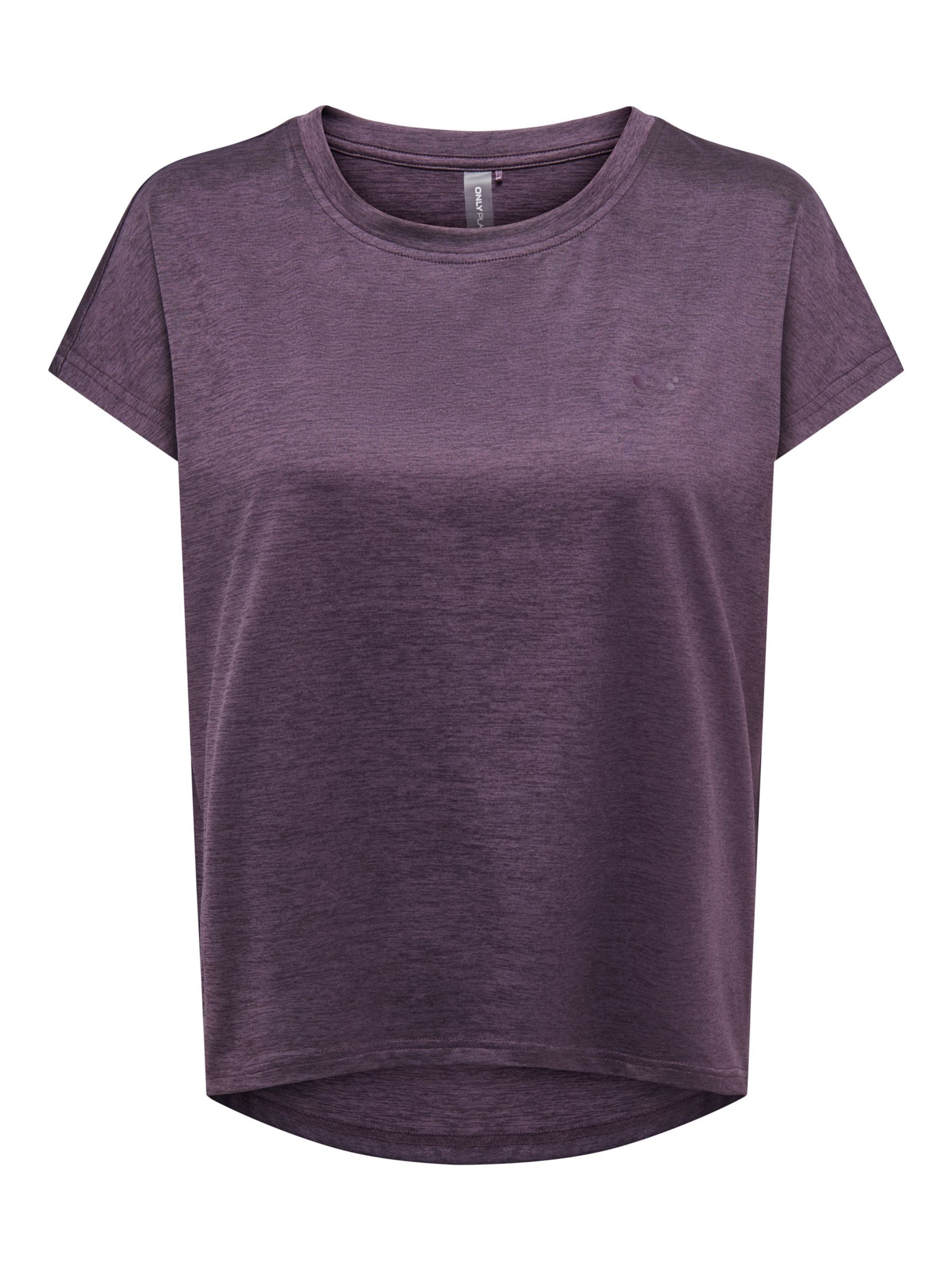 T-shirt fonctionnel 'AUB-CORE' ONLY PLAY en violet : devant