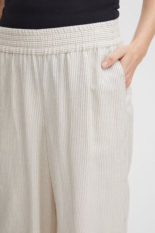 Fransa Wide leg Broek 'lin Cu 1' in Beige