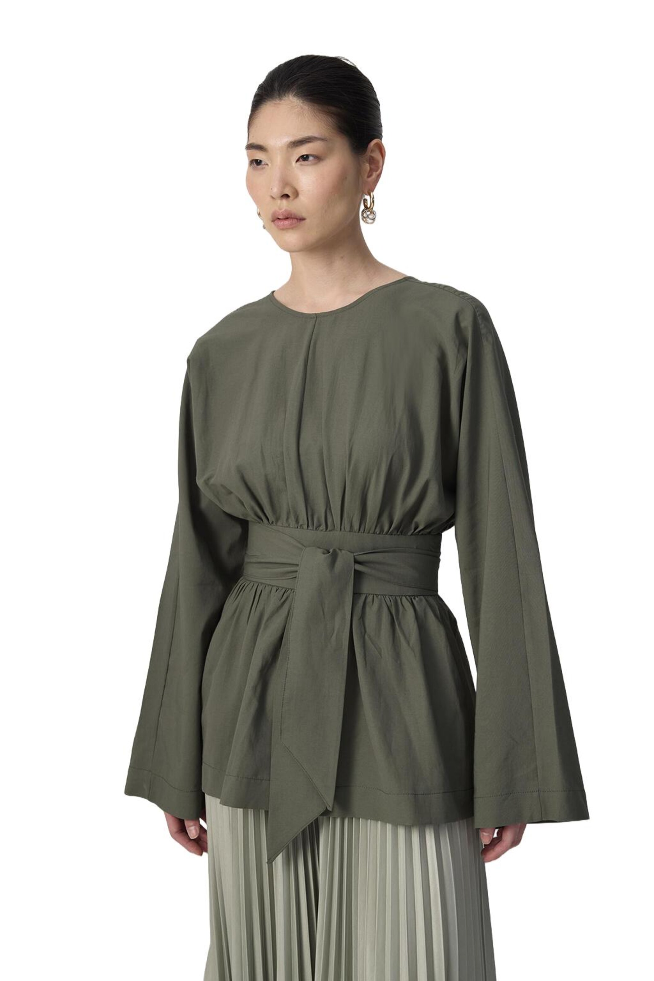 Touche Prive Tunic in Green: front