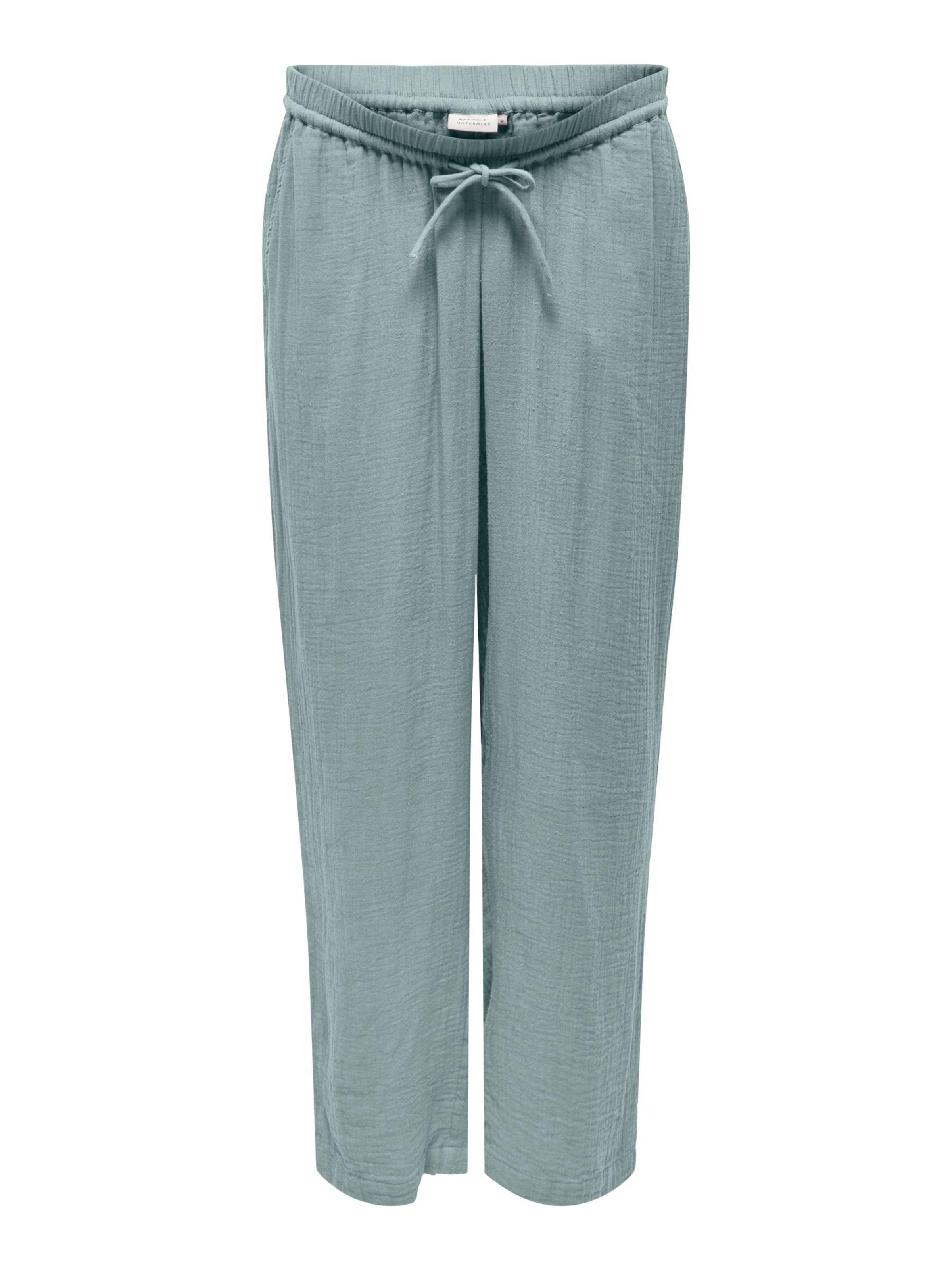 Only Maternity Pantalon 'OLMThyra' en vert, Vue avec produit