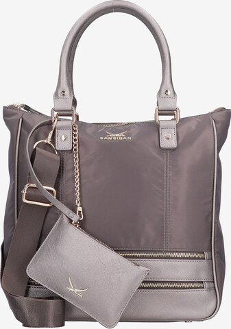 SANSIBAR Handtasche in Grau: front