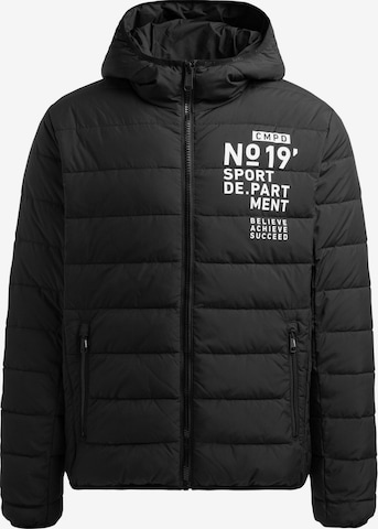Veste outdoor CAMP DAVID en noir : devant