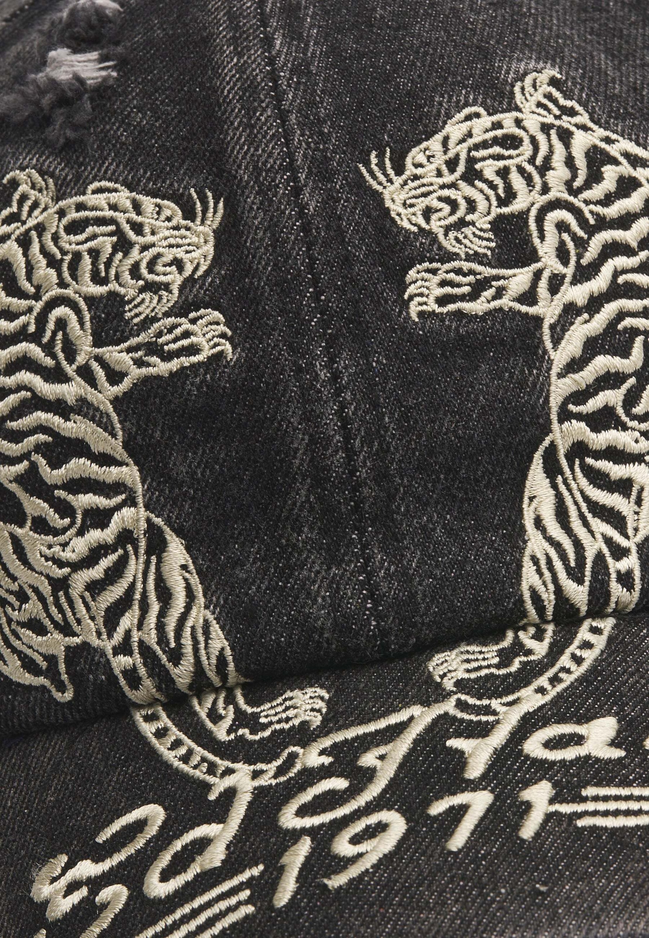 Ed Hardy Cap 'Desert Tiger 5' in Schwarz