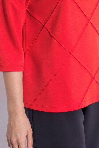 Ulla Popken Sweatshirt in Rood