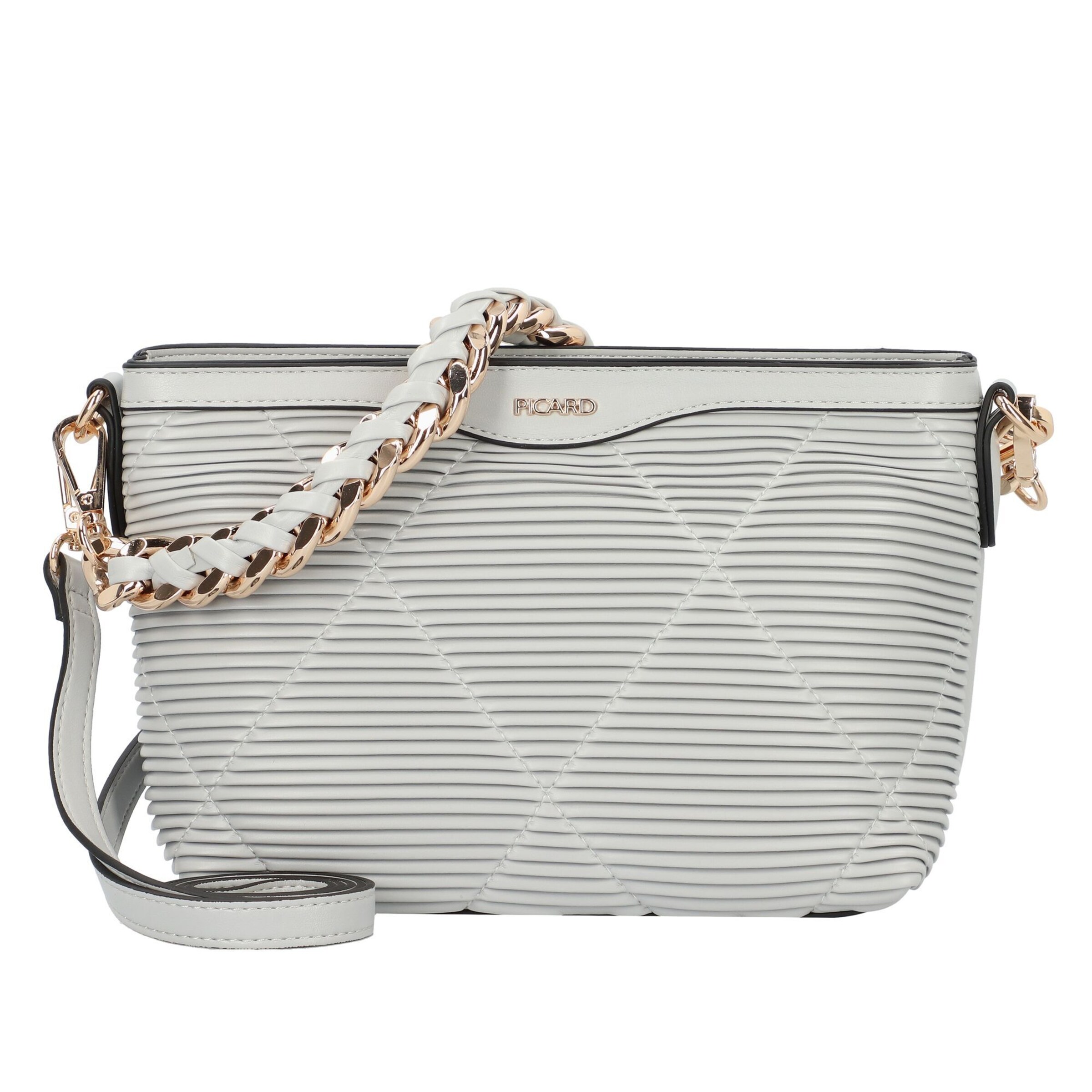 Picard Schoudertas 'Paris' in Grijs: voorkant