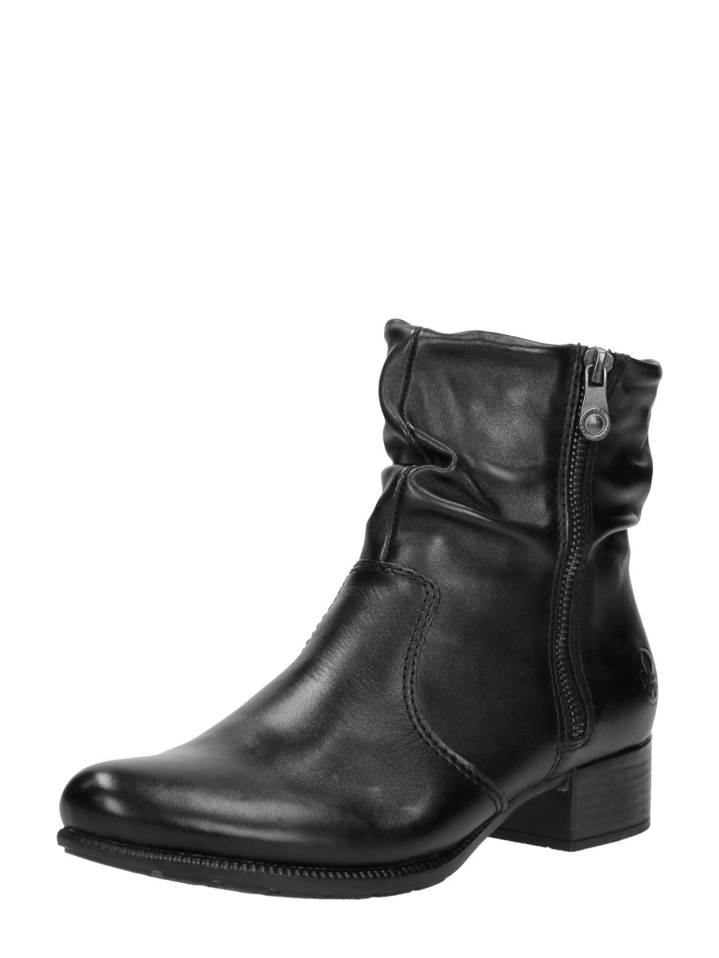 Boots 'Enkellaarsjes Hak' Rieker en noir
