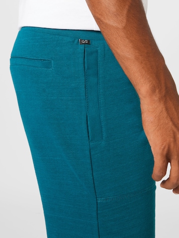 QS - regular Pantalón en azul