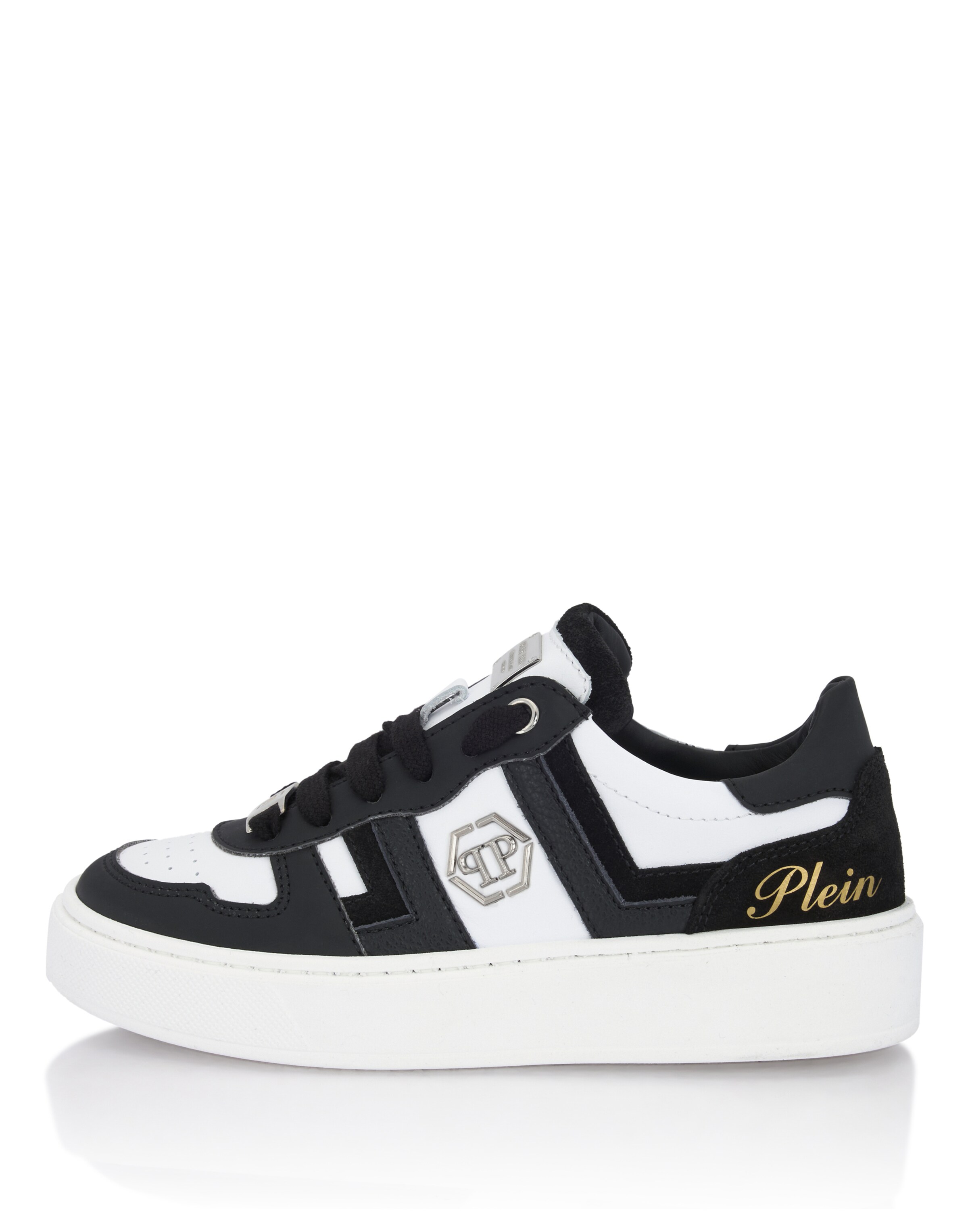 Baskets Philipp Plein en noir : devant