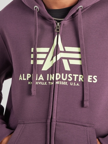 ALPHA INDUSTRIES Sweatvest in Lila