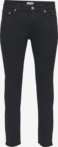 Only & Sons Skinny Jeans in Black: front